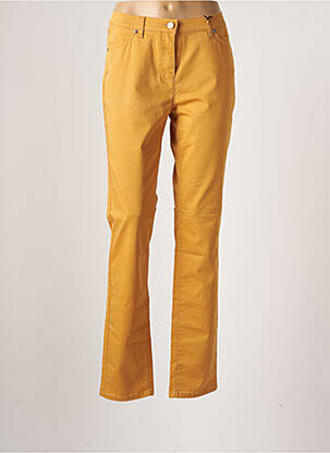 Pantalon droit orange TONI pour femme