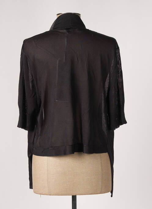 Gilet manches courtes noir MARIELLA ROSATI pour femme