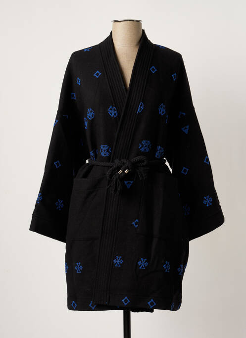 Veste kimono noir LA FÉE ATELIER BY LA FÉE MARABOUTÉE pour femme