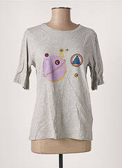 T-shirt gris NICE THINGS pour femme seconde vue