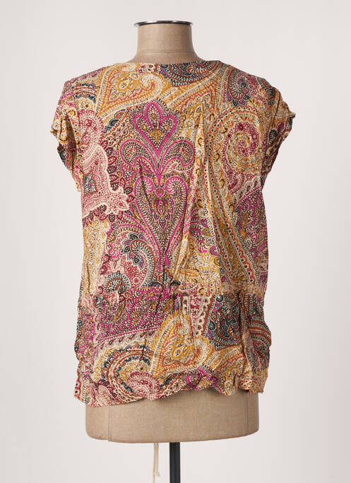 Blouse jaune LA FEE MARABOUTEE pour femme