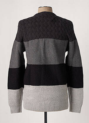 Pull col rond manches longues gris PEPE JEANS homme