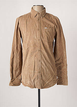 Chemise manches longues manches longues beige PEPE JEANS homme