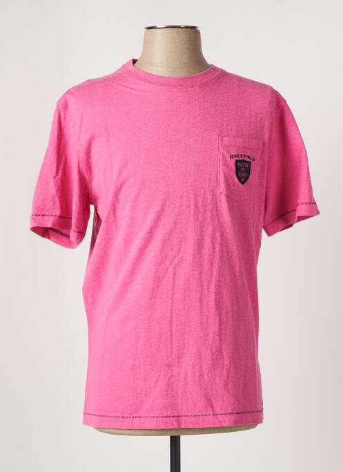 T-shirt rose RUCKFIELD pour homme