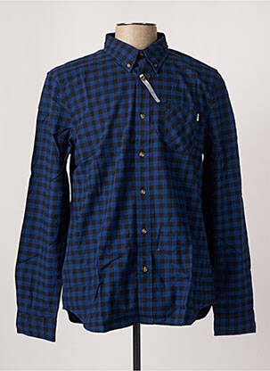 Chemise manches longues bleu TIMBERLAND pour homme