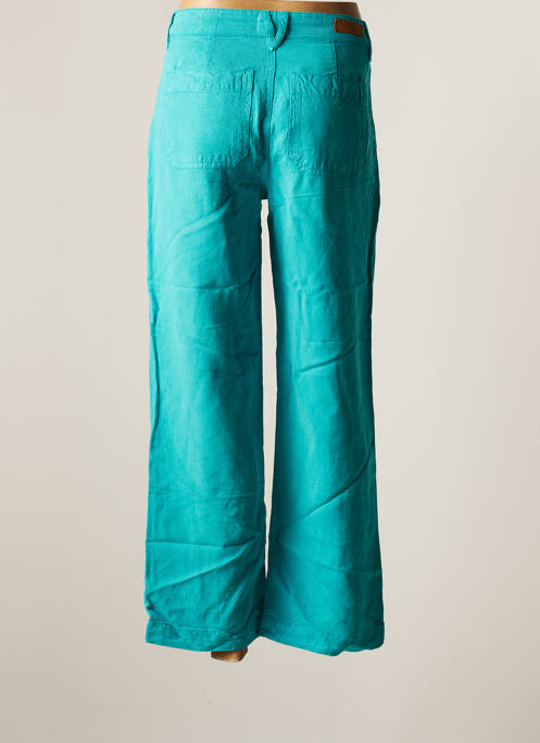 Pantalon droit bleu HAPPY pour femme