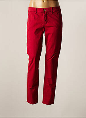 Pantalon chino rouge HAPPY pour femme