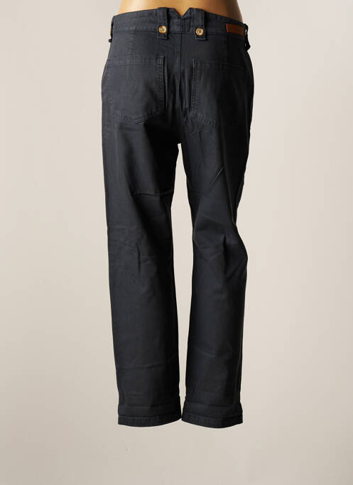 Pantalon droit bleu HAPPY pour femme