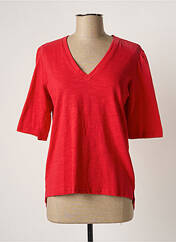 T-shirt rouge CHATTAWAK pour femme seconde vue