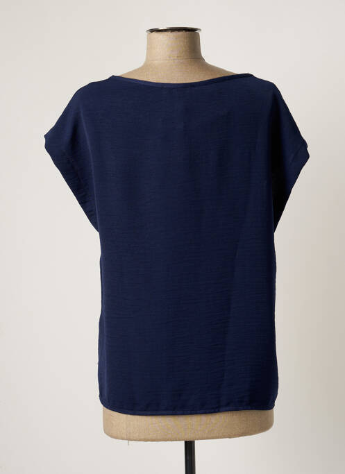 Top bleu SIGNE NATURE pour femme