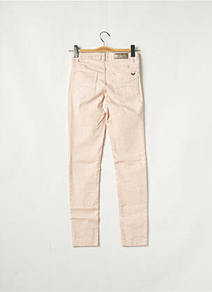 Pantalon slim taille basse taille basse rose LES P'TITES BOMBES femme