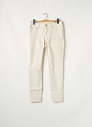 Jegging tissage enduit taille normale beige STREET ONE femme