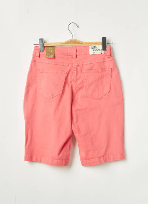 Bermuda rose CECIL pour femme