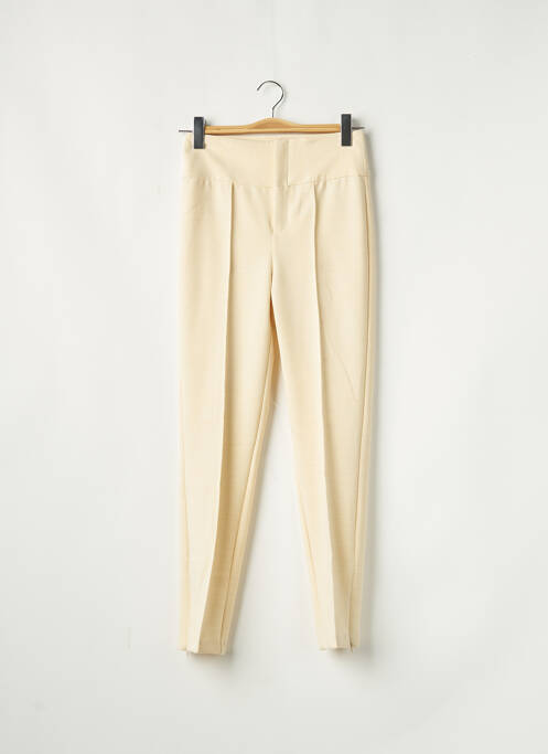 Pantalon 7/8 beige YAYA pour femme
