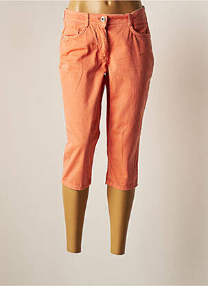 Corsaire taille basse taille basse orange CECIL femme