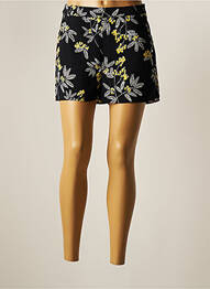 Short taille à pinces taille haute noir LES P'TITES BOMBES femme