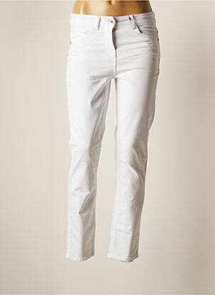 Jeans coupe slim blanc CECIL pour femme