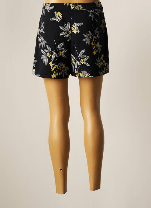 Short taille à pinces taille haute noir LES P'TITES BOMBES femme