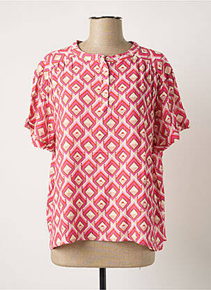 Blouse rose KANOPE pour femme