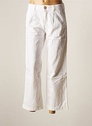 Pantalon large blanc KANOPE pour femme