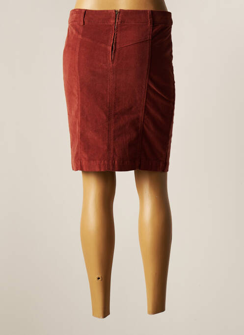 Jupe courte marron MAE MAHE pour femme