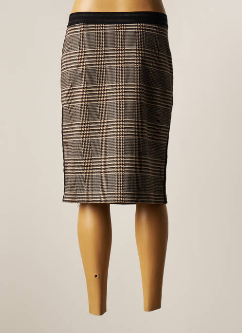 Jupe mi-longue beige BARBARA LEBEK pour femme