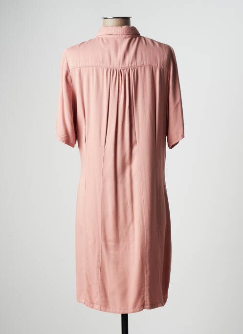 Robe mi-longue rose LPB pour femme