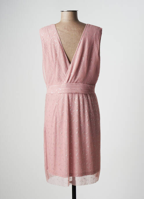 Robe mi-longue rose SMASH! pour femme
