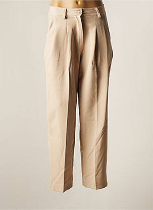 Pantalon droit beige GARCONNE pour femme