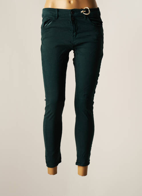 Pantalon slim vert MELLY & CO pour femme