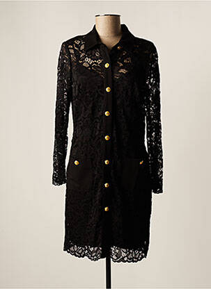 Robe mi-longue noir EMA BLUE'S pour femme