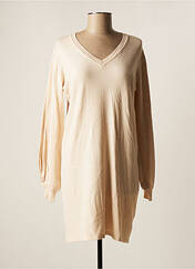 Robe pull beige EXQUISS'S pour femme seconde vue
