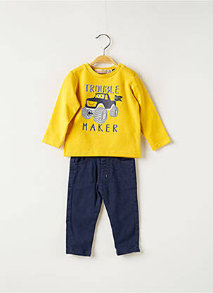 Ensemble pantalon jaune BABY BOL pour garçon