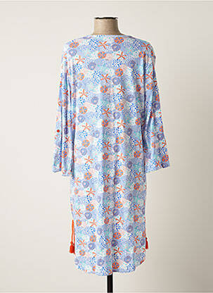 Robe de chambre tissage jersey bleu ROSE POMME femme
