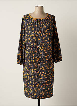 Robe de chambre stretch noir TELMAIL femme