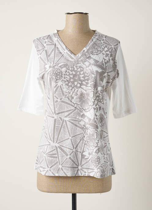 T-shirt gris AGATHE & LOUISE pour femme