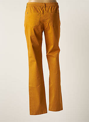 Pantalon droit stretch taille normale orange AGATHE & LOUISE femme