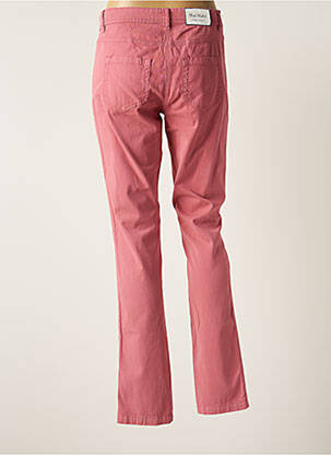 Pantalon slim broderie rivets taille normale rose MAE MAHE femme