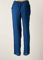 Pantalon chino bleu AGATHE & LOUISE pour femme seconde vue