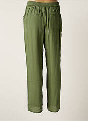 Pantalon chino vert AGATHE & LOUISE pour femme seconde vue