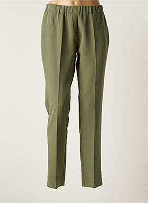 Pantalon chino vert TELMAIL pour femme