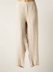 Pantalon large beige AGATHE & LOUISE pour femme seconde vue
