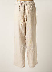 Pantalon large beige AGATHE & LOUISE pour femme seconde vue