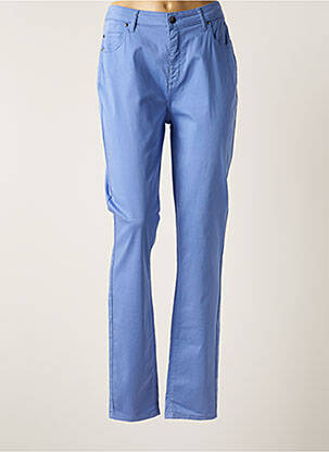 Pantalon slim bleu TELMAIL pour femme