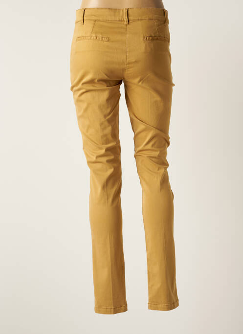 Pantalon chino marron MAE MAHE pour femme