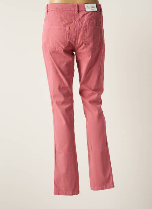 Pantalon slim rose MAE MAHE pour femme