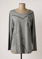 T-shirt gris BIANCA pour femme seconde vue