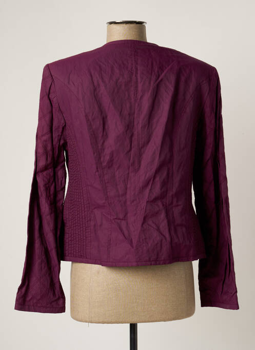 Veste chic violet BIANCA pour femme