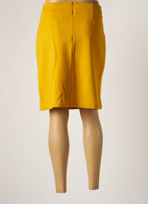 Jupe mi-longue jaune PAUL BRIAL pour femme