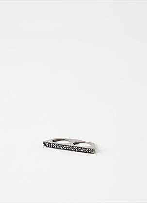 Bague matériaux métal gris PIECES femme